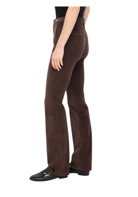 Pantaloni bootcut in velluto CIOCCOLATO Liu Jo | MF5308T459090915